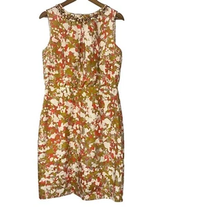 Vestido Boden Edición Limitada Floral Lentejuelas Escote Seda Algodón Talla 10 Nuevo Con Etiquetas - Imagen 1 de 12