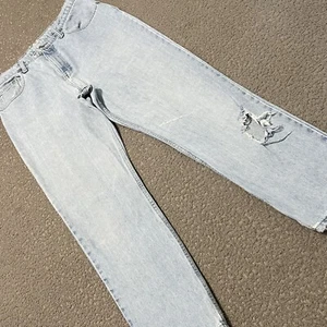 Polo Jeans Boys 14x31 Blue Relaxed Fit Straight Vintage USA Made Denim Pants - Picture 1 of 23