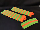 Hand Knitted Leg Warmers Gaiters with HeadBand Xmas Gift