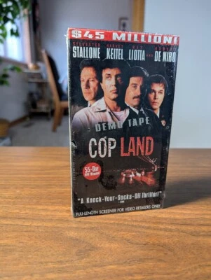 Cop Land VHS Demo Promo Screener Sealed Stallone Lotta DeNiro  - Image 1 of 4