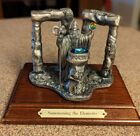 Vintage Myth and Magic Summoning The Elements Sorcerer Pewter Statue 