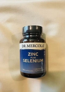 Dr. Mercola Zinc Plus Selenium 90 Caps Exp 09/2025 - Picture 1 of 4