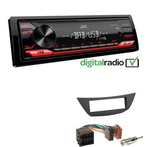 JVC 1-DIN Digital Media Autoradio DAB+ USB AUX für Renault Laguna III ab 2007 - Bild 1 von 5