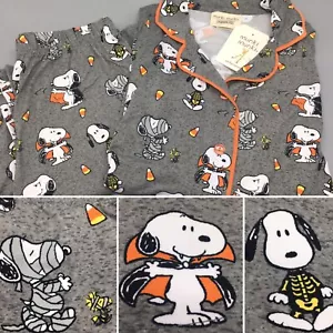 2pc Munki Munki Halloween Snoopy Costume Womens Pajama Set Lounge S M L XL 1X 2X - Picture 1 of 12