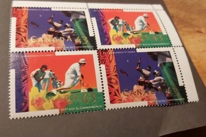 4 Stamp Canada #1517-1518 Blank Corner.mnh - Foto 1 di 2