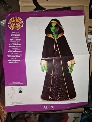 Forum Alien Hooded ROBE ONLY,  XS- 5 to 6 years old, ROBE ONLY - image 1 of 2