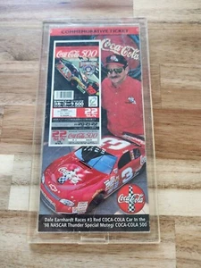 Vintage NASCAR Dale Earnhardt 1998 Coca-Cola 500 Commemorative Ticket - Picture 1 of 4