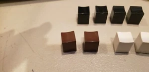 2 Brown Vintage Switchcraft Replacement Pushbuttons - Picture 1 of 1