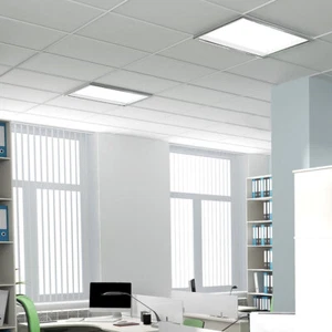 Panel Einbaulampe Deckenlampe Tageslichtleuchte LED Rasterlampe slim 2er Set - Bild 1 von 12