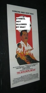 Original BOYS FROM BRAZIL Australian Daybill BANNED ART Gregory Peck - Picture 1 of 1