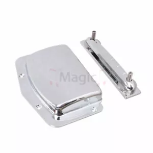 Chrom verstellbar feste Brücke Saitenhalter für Vintage Teisco E-Gitarren-Teil - Bild 1 von 5