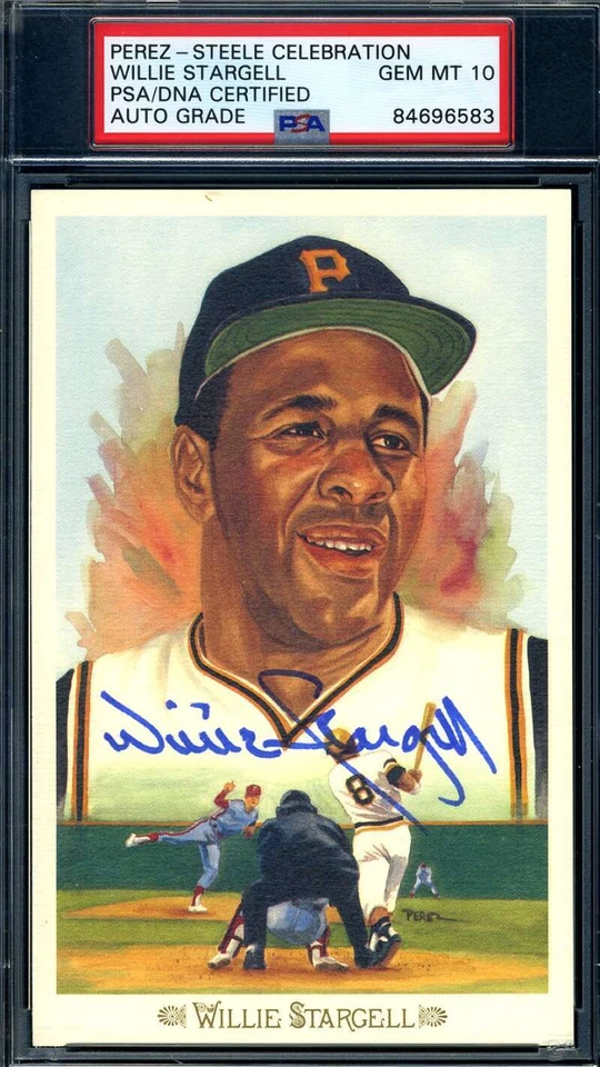 Willie Stargell Gem Mint 10 PSA DNA Signed Perez Steele Celebration Autographed - Image 1 of 1