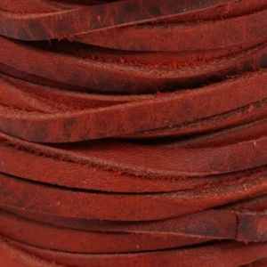 Red Kodiak Lace 1/4" x 36 ft. by Tandy - FREE SHIPPING! - Picture 1 of 2
