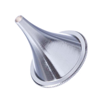 Boucheron Ear Specula, 5.5 mm, Round, Chrome, Size: 2, Premium