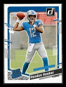 Hendon Hooker 2023 Panini Donruss Football Rated Rookie Base RC #329 🔵 Lions 🦁 - Picture 1 of 2