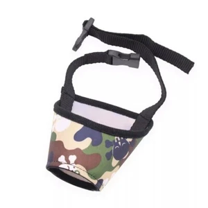 Hundemaulkorb weiche Seite Training Pflege kein Anti Biss Kauen Camo Totenkopf XS S M - Bild 1 von 3