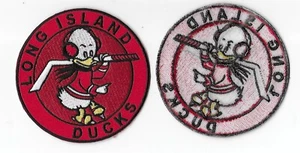 VINTAGE LONG ISLAND DUCKS HOCKEY EMBROIDERED  PATCH UNUSED EASTERN HOCKEY LEAGUE - Picture 1 of 1