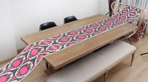 Tela Ikat seda y algodón uzbeko 5,75 metros nueva envío rápido 12429 - Imagen 1 de 15