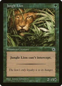 MTG JUNGLE LION EXC - PORTAL - PO - MAGIC - Picture 1 of 1