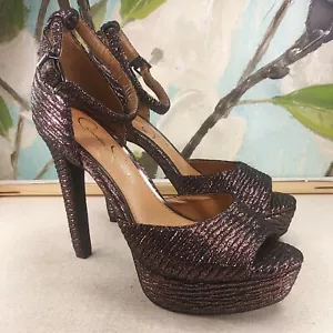 Jessica Simpson Women's Shoe Sandals Platform Multicolor Heel Size 6.5 SKU#08974 - Picture 1 of 7