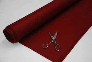 3mm THICK Acrylic Felt Baize Craft/Poker Fabric/Material WINE - Picture 1 of 1