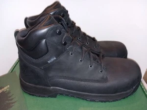 Danner Mens 11.5 D Safety Alloy Toe Caliper 6" Black Work Boots Waterproof NIB - Imagen 1 de 23