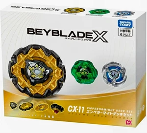 Beyblade X CX-11 Emperor Might Deck Set TAKARA TOMY Japan Sealed Neu - Bild 1 von 2