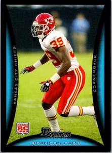 2008 Bowman #150 Brandon Carr - Picture 1 of 2