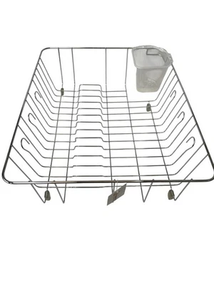 SCOLAPIATTI POSATE SCOLA PIATTI VASCHETTA IN ACCIAIO DA BANCO CM 44X36X13 - Immagine 1 di 3