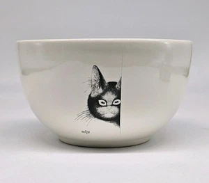 Albert Dubout Black Cat Cereal Bowl Editions Clouet 2001 Sweet Eyes - Picture 1 of 4