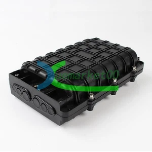 48 core 3 In 3 Out Fiber Optic Drop Cable Fiber Optic Splice Closure Joint Box - Afbeelding 1 van 8