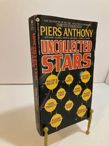 The Uncollected Stars Piers Anthony Paperback Avon Books 1986 Sci-Fi Anthology - Picture 1 of 4