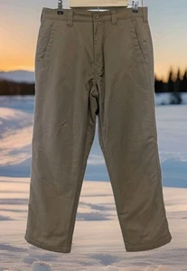 ROHAN winter stronghold trousers pants mens size 34x30 khaki lightweight - Picture 1 of 6