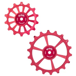 Kogel Bearings 14/18T Hybrid Ceramic Pulley Set Transmission, Red - Picture 1 of 1