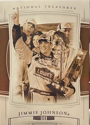 Jimmie Johnson 2020 National Treasures Sepia Variations #95 /25 - Image 1 of 2