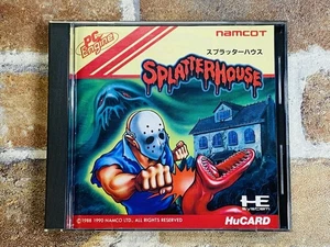 Splatter House NEC PC Engine PCE HuCard Hu Card Japan JP w/manual Tested DDP - Picture 1 of 12