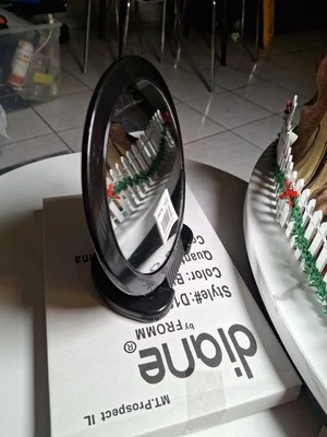 Espejo de Mano Diane con Soporte con Aumento 1X y 3X, Mano Doble Cara... Foto 1 de 3