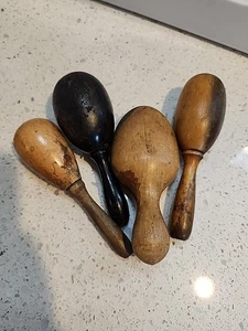Vintage Antique Darning Egg Set Lot Of 4 - Picture 1 of 13