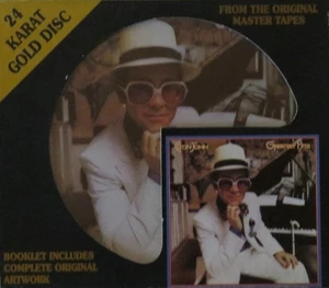 ELTON JOHN GREATEST HITS 24K GOLD DISC  ORIGINAL MASTER TAPES CD  W/SLIPCOVER - Picture 1 of 1