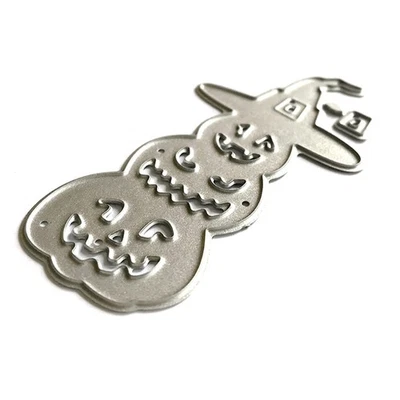 Halloween Pumpkin Witch Metal Cutting Dies Stencil DIY Scrapbooking Album Paper - Image 1 of 4