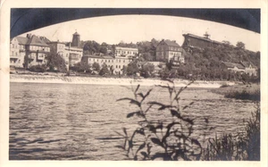 AK BAD KÖSEN /NAUMBURG Saale, Wasserfall, Blick durch den Brückenbogen 40er - Picture 1 of 1