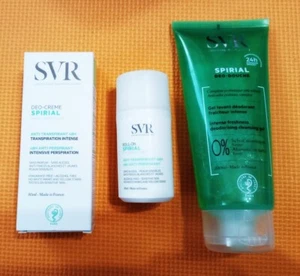 SVR Spirial Reinigungsgel + Antitranspirant Creme + Roll On Perfekter Schutz - Bild 1 von 11