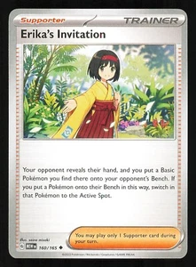 Erika's Invitation 160/165 Regular NM Pokemon TCG Scarlet & Violet 151 MEW - Picture 1 of 1