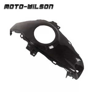 2015-2018 For YAMAHA YZF-R3 YZF R3 Carbon Fiber Middle Center Tank Cover Panel - Foto 1 di 12