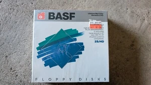 Basf 2shd 5.25 Floppy Disk 10 Count Sealed - Picture 1 of 4