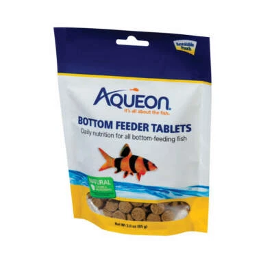 Aqueon Bottom Feeder Tablets for all Bottom-Feeding Fish, Resealable Pouch 3oz - Image 1 of 4