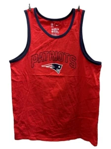 Nike Athletic Cut New England Patriots NFL Red Tank Top Men’s Size M - Bild 1 von 7