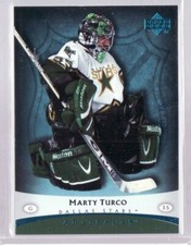 2005-06 MARTY TURCO ARTIFACTS BLUE CARD 21/75 DALLAS STARS