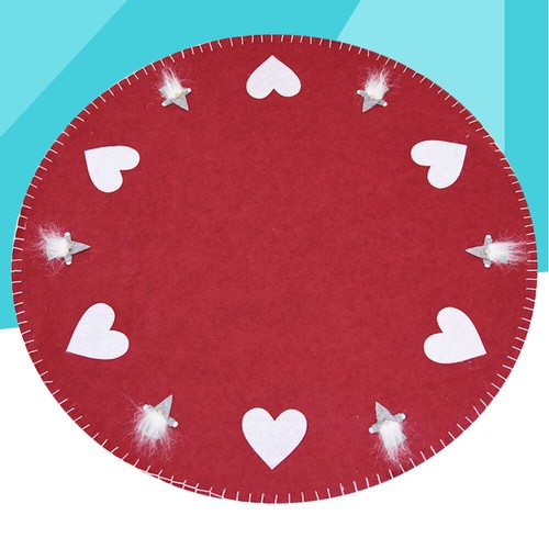 VETEMENTS Grembiule Gonna Albero di Natale Rosso Gonna Albero di Natale