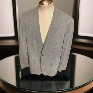Hugo Boss Men's Blue Wool Sport Coat Blazer 42R - Picture 1 of 9